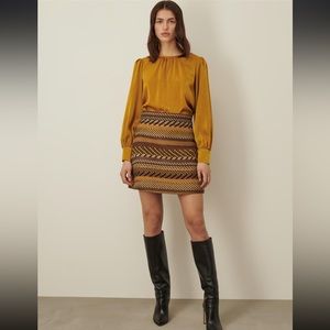 Marella Cotton blend mini shirt Brenta size 10 NWT